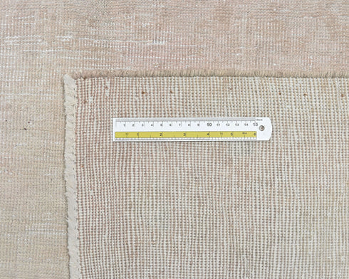 4x7 Vintage Persian Style Hand Knotted Distressed Low Pile Wool Area Rug